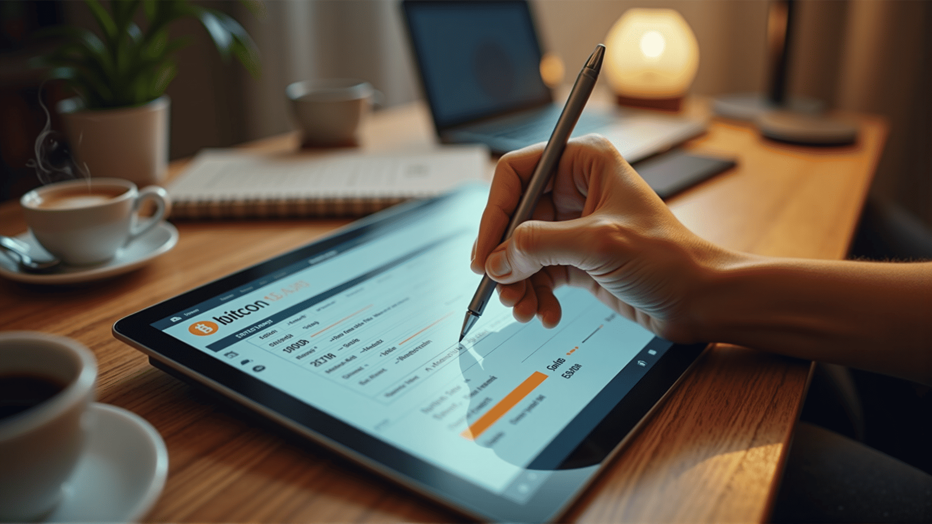 Pen editing digital transaction form